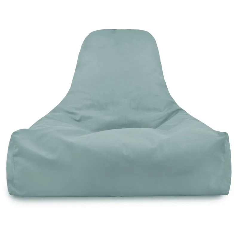 Fauteuil Pouf avec Dossier Bali - Velours Soft – vue 23