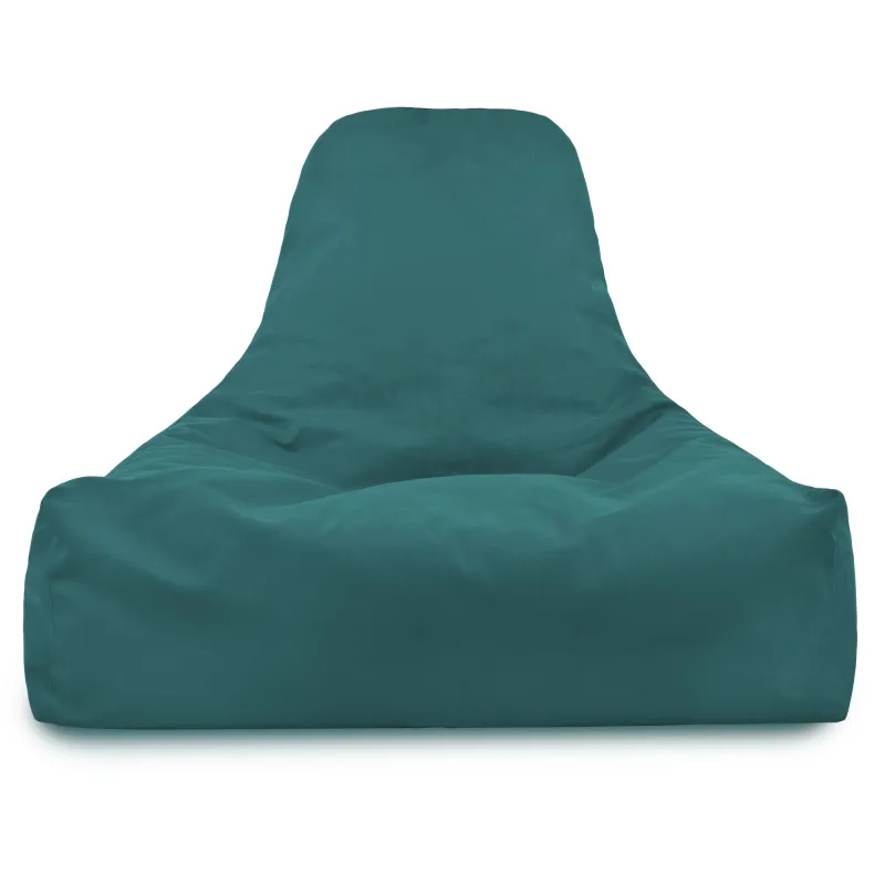 Fauteuil Pouf avec Dossier Bali - Velours Soft – vue 24