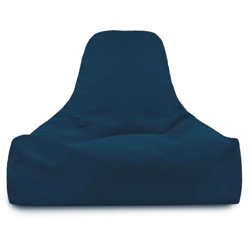 Fauteuil Pouf avec Dossier Bali - Velours Soft – vue 25