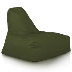 Fauteuil Pouf avec Dossier Bali - Outdoor Pro d'extérieur Jardin Imperméable