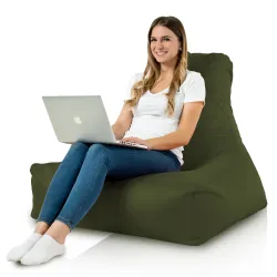 Fauteuil Pouf avec Dossier Bali - Outdoor Pro d'extérieur Jardin Imperméable – vue 128