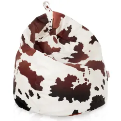 Pouf Poire pour enfants - Tissu Imprimé Premium