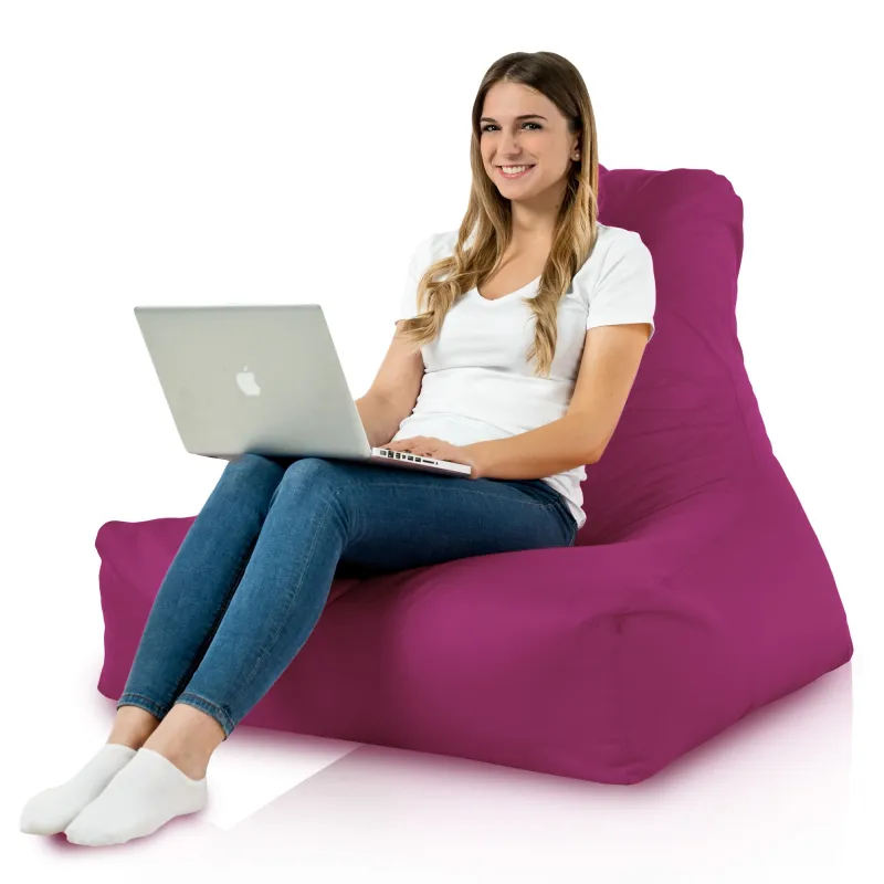 Fauteuil Pouf avec Dossier Bali - Outdoor Pro d'extérieur Jardin Imperméable – vue 144