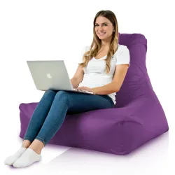 Fauteuil Pouf avec Dossier Bali - Outdoor Pro d'extérieur Jardin Imperméable – vue 146