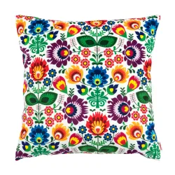 Coussin décoratif carré - Tissu Imprimé Premium