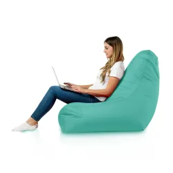 Fauteuil Pouf avec Dossier Bali - Outdoor Pro d'extérieur Jardin Imperméable – vue 123