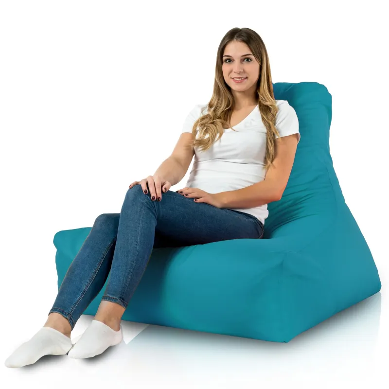 Fauteuil Pouf avec Dossier Bali - Outdoor Pro d'extérieur Jardin Imperméable – vue 53