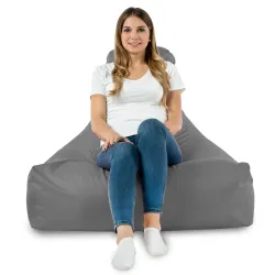 Fauteuil Pouf avec Dossier Bali - Outdoor Pro d'extérieur Jardin Imperméable – vue 92