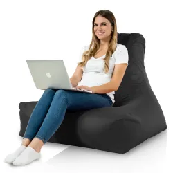 Fauteuil Pouf avec Dossier Bali - Outdoor Pro d'extérieur Jardin Imperméable – vue 135
