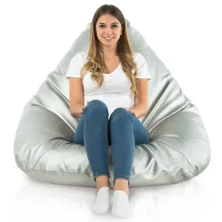 Pouf avec Dossier XXL Drop - Simili-cuir – vue 8