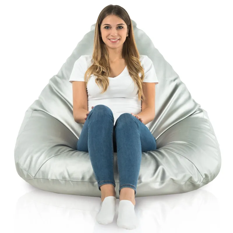 Pouf avec Dossier XXL Drop - Simili-cuir – vue 8