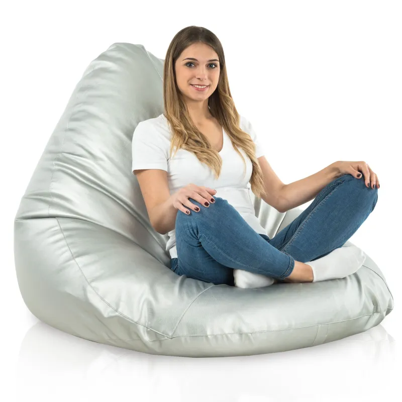 Pouf avec Dossier XXL Drop - Simili-cuir – vue 9