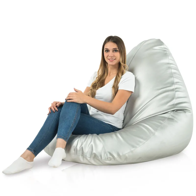 Pouf avec Dossier XXL Drop - Simili-cuir – vue 7