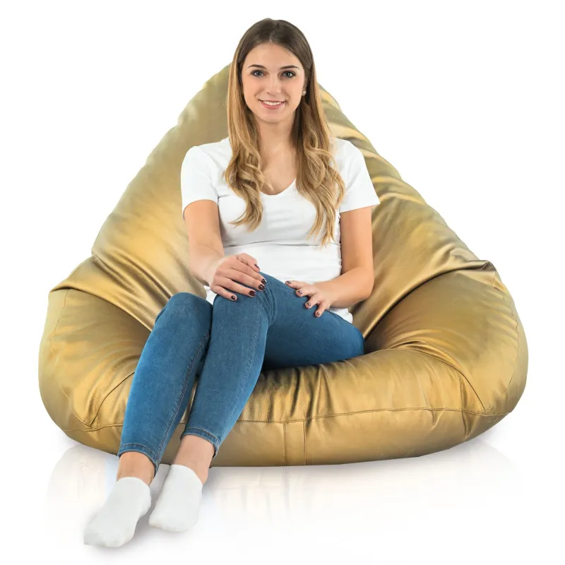 Pouf Poltrona Goccia XXL, parfait pour l'extérieur, design durable et élégant