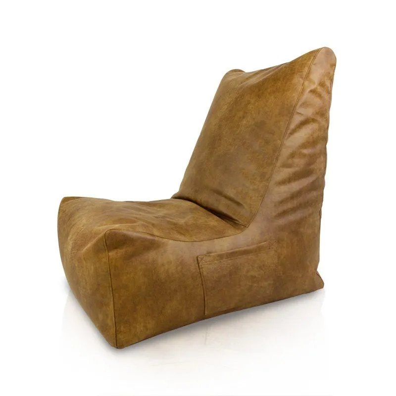 Fauteuil Pouf Relax XXL pour adultes Disinto - Cuir Naturel Premium – vue 3