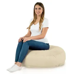 Coussin Pouf de Sol Rond - Outdoor Pro d'extérieur Jardin Imperméable – vue 3