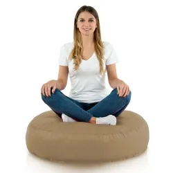 Coussin Pouf de Sol Rond - Outdoor Pro d'extérieur Jardin Imperméable – vue 2