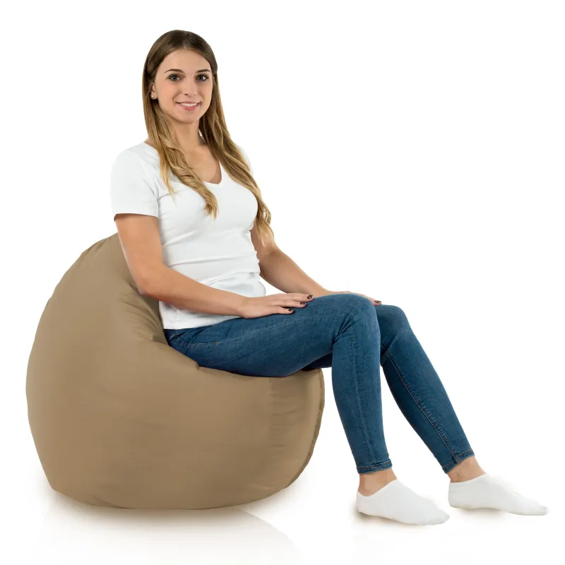 Coussin Pouf de Sol Rond - Outdoor Pro d'extérieur Jardin Imperméable – vue 4