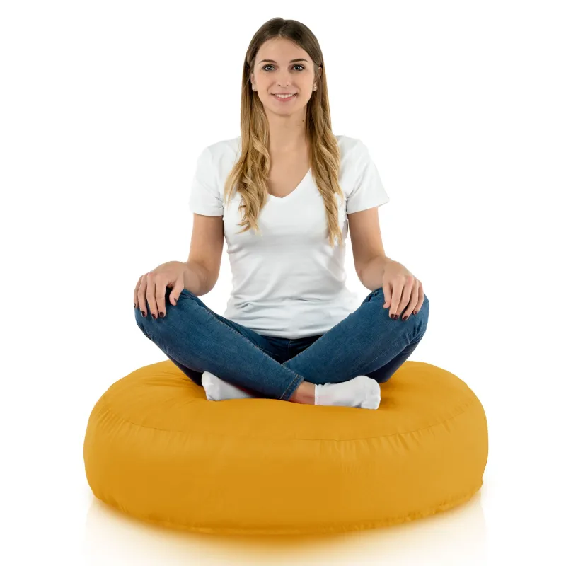 Coussin Pouf de Sol Rond - Outdoor Pro d'extérieur Jardin Imperméable – vue 2