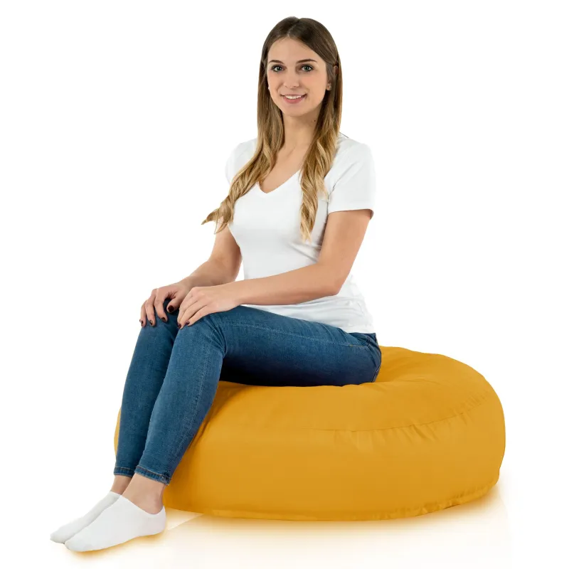 Coussin Pouf de Sol Rond - Outdoor Pro d'extérieur Jardin Imperméable – vue 3