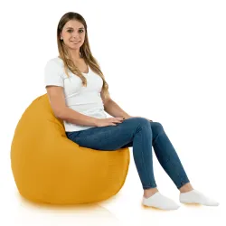 Coussin Pouf de Sol Rond - Outdoor Pro d'extérieur Jardin Imperméable – vue 4