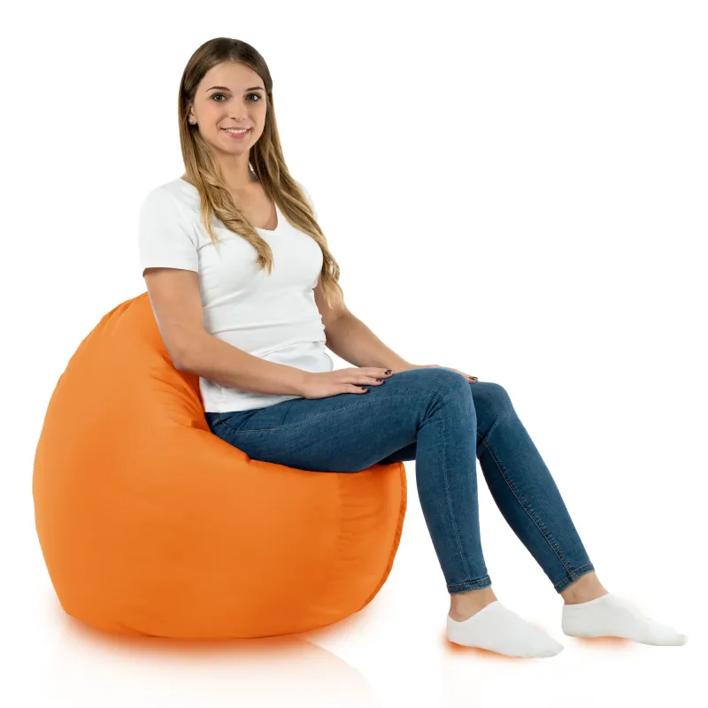 Coussin Pouf de Sol Rond - Outdoor Pro d'extérieur Jardin Imperméable – vue 4