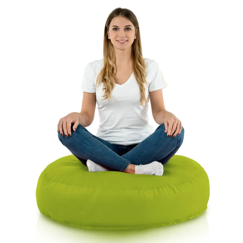Coussin Pouf de Sol Rond - Outdoor Pro d'extérieur Jardin Imperméable – vue 2