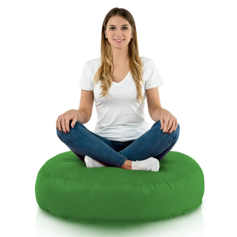 Coussin Pouf de Sol Rond - Outdoor Pro d'extérieur Jardin Imperméable – vue 2