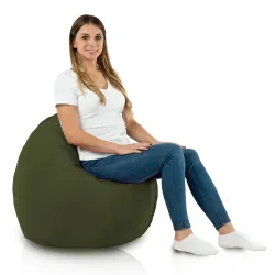 Coussin Pouf de Sol Rond - Outdoor Pro d'extérieur Jardin Imperméable – vue 4