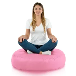 Coussin Pouf de Sol Rond - Outdoor Pro d'extérieur Jardin Imperméable – vue 2