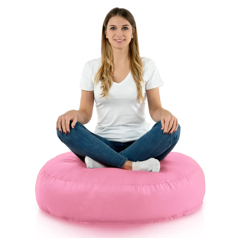 Coussin Pouf de Sol Rond - Outdoor Pro d'extérieur Jardin Imperméable – vue 2