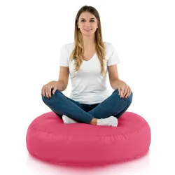 Coussin Pouf de Sol Rond - Outdoor Pro d'extérieur Jardin Imperméable – vue 2