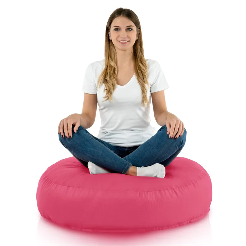 Coussin Pouf de Sol Rond - Outdoor Pro d'extérieur Jardin Imperméable – vue 2