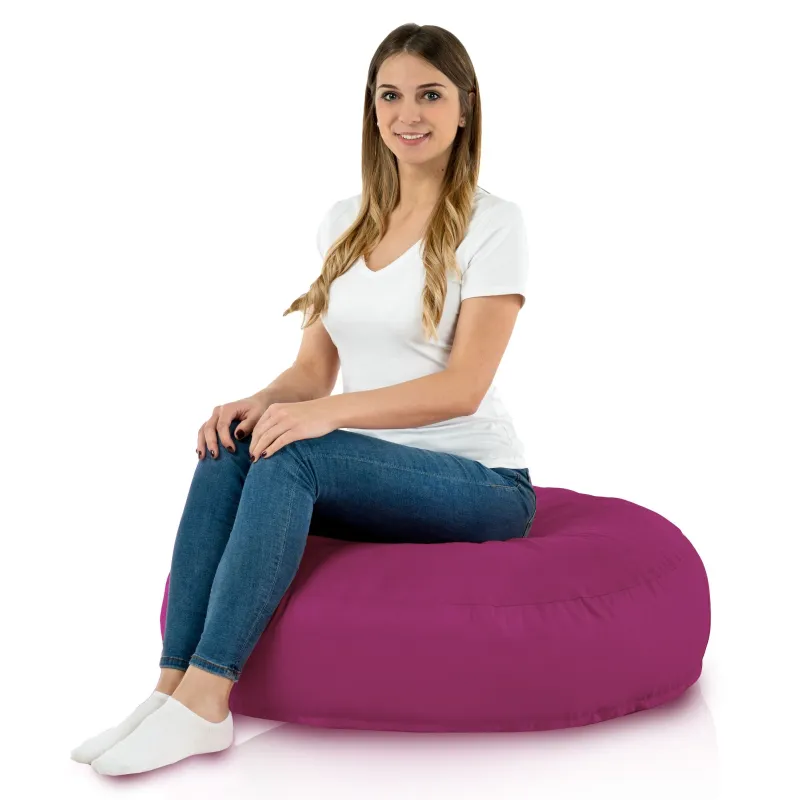 Coussin Pouf de Sol Rond - Outdoor Pro d'extérieur Jardin Imperméable – vue 3