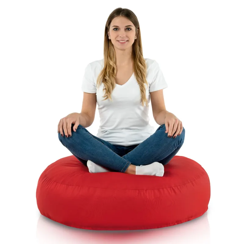 Coussin Pouf de Sol Rond - Outdoor Pro d'extérieur Jardin Imperméable – vue 2