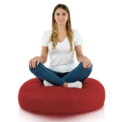 Coussin Pouf de Sol Rond - Outdoor Pro d'extérieur Jardin Imperméable – vue 2