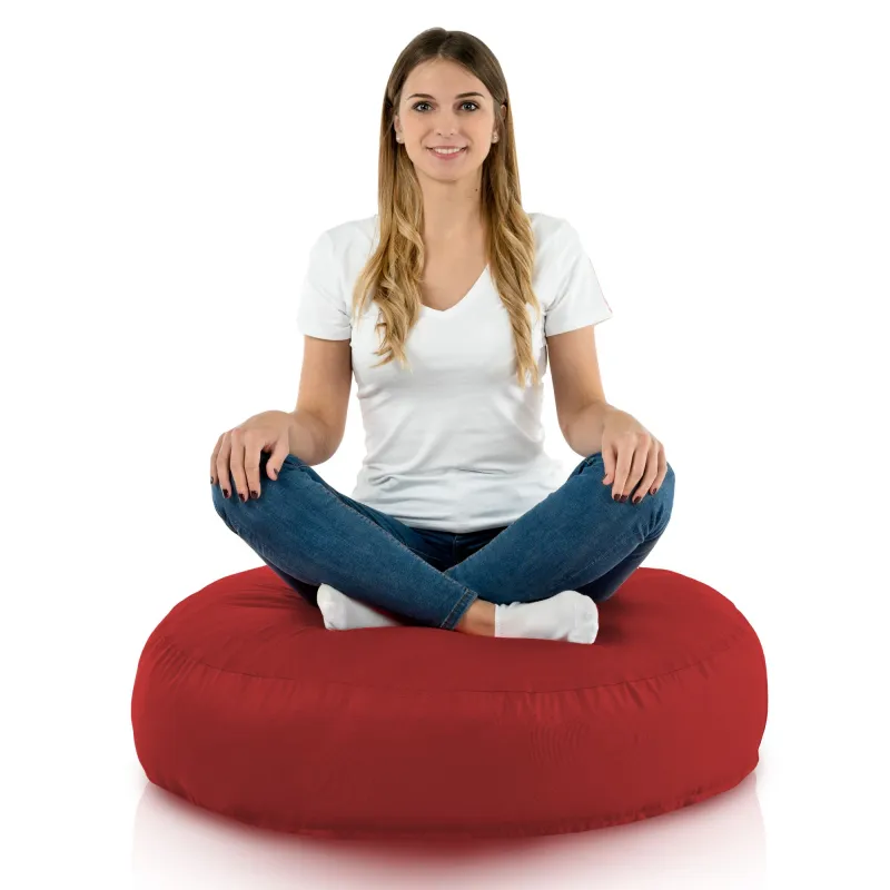 Coussin Pouf de Sol Rond - Outdoor Pro d'extérieur Jardin Imperméable – vue 2