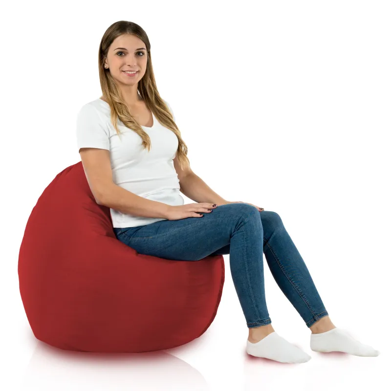 Coussin Pouf de Sol Rond - Outdoor Pro d'extérieur Jardin Imperméable – vue 4