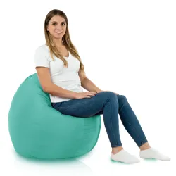 Coussin Pouf de Sol Rond - Outdoor Pro d'extérieur Jardin Imperméable – vue 4