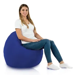 Coussin Pouf de Sol Rond - Outdoor Pro d'extérieur Jardin Imperméable – vue 4