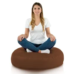 Coussin Pouf de Sol Rond - Outdoor Pro d'extérieur Jardin Imperméable – vue 2