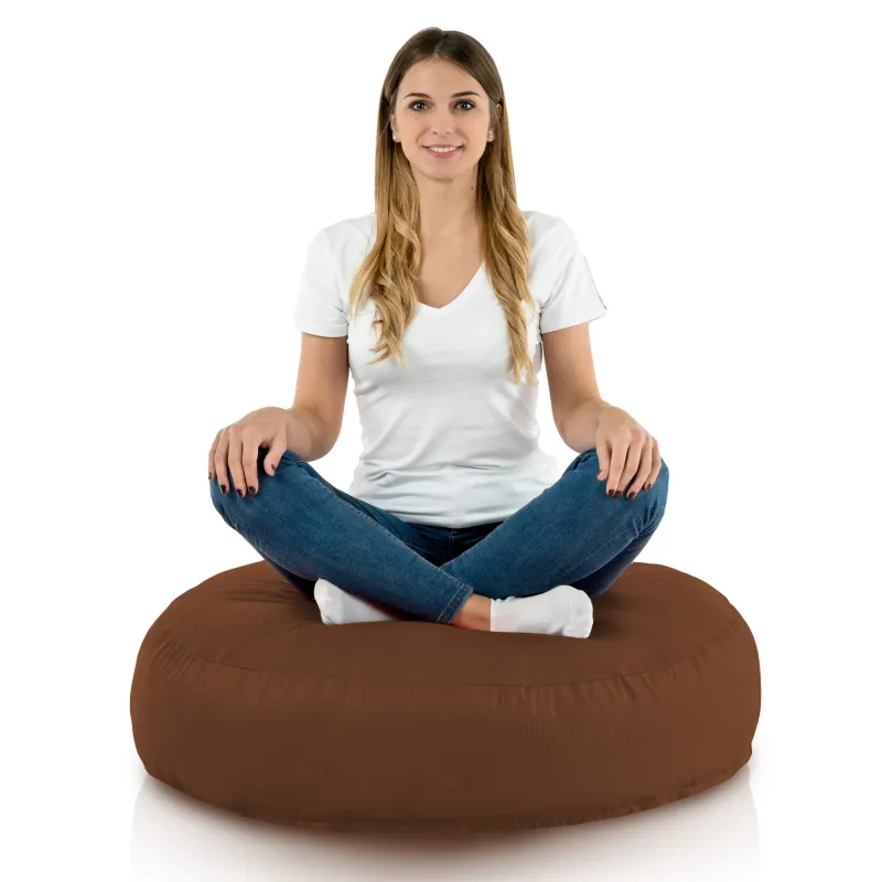 Coussin Pouf de Sol Rond - Outdoor Pro d'extérieur Jardin Imperméable – vue 2