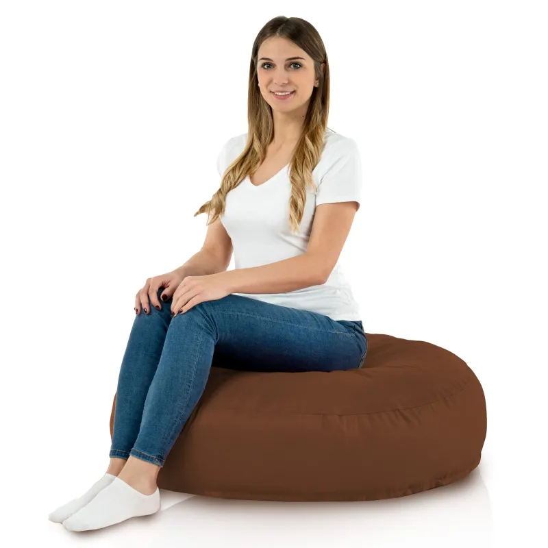 Coussin Pouf de Sol Rond - Outdoor Pro d'extérieur Jardin Imperméable – vue 3