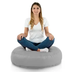 Coussin Pouf de Sol Rond - Outdoor Pro d'extérieur Jardin Imperméable – vue 2