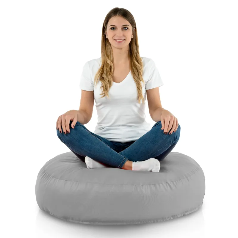 Coussin Pouf de Sol Rond - Outdoor Pro d'extérieur Jardin Imperméable – vue 2