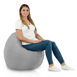 Coussin Pouf de Sol Rond - Outdoor Pro d'extérieur Jardin Imperméable – vue 4