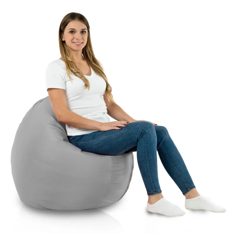 Coussin Pouf de Sol Rond - Outdoor Pro d'extérieur Jardin Imperméable – vue 4