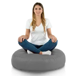 Coussin Pouf de Sol Rond - Outdoor Pro d'extérieur Jardin Imperméable – vue 2
