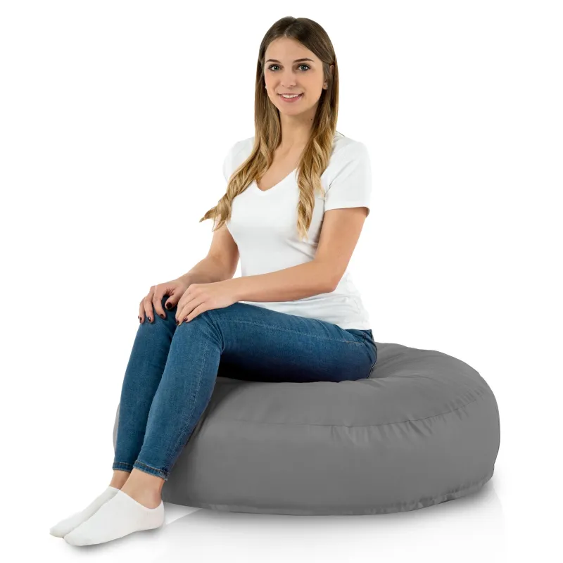 Coussin Pouf de Sol Rond - Outdoor Pro d'extérieur Jardin Imperméable – vue 3