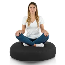 Coussin Pouf de Sol Rond - Outdoor Pro d'extérieur Jardin Imperméable – vue 2